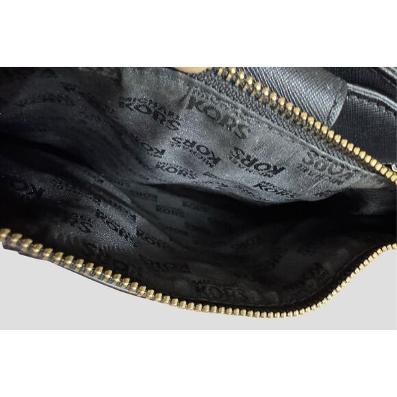 Michael Kors Kellen Black Medium Saffiano Tote Crossbody - Picture 9 of 11